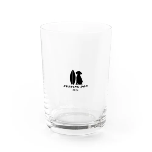 SURFING DOG Water Glass