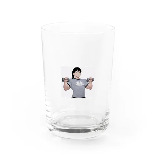 筋トレ女子 Water Glass