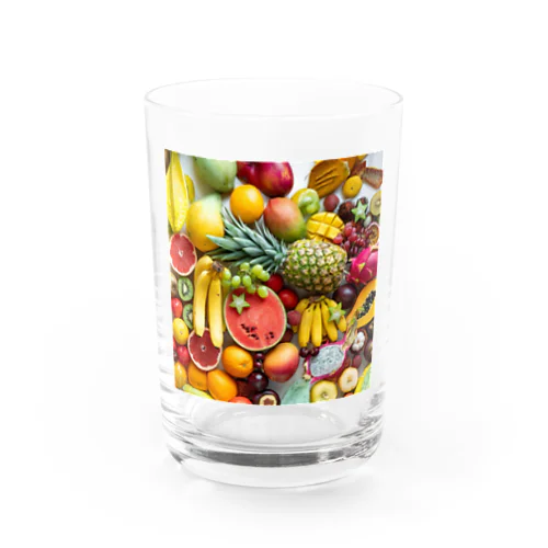 Fruit salad フルーツサラダ Water Glass