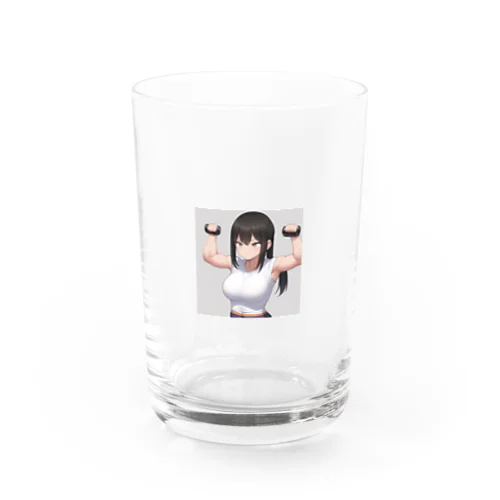 筋トレ女子 Water Glass