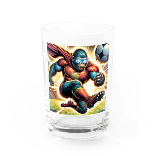 『ゴールを狙うヒーローGOSHI - ゴリラのサッカーレジェンド』グッズコレクション Water Glass