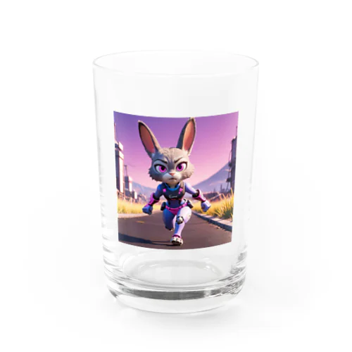 未来のうさぎ戦士 Water Glass