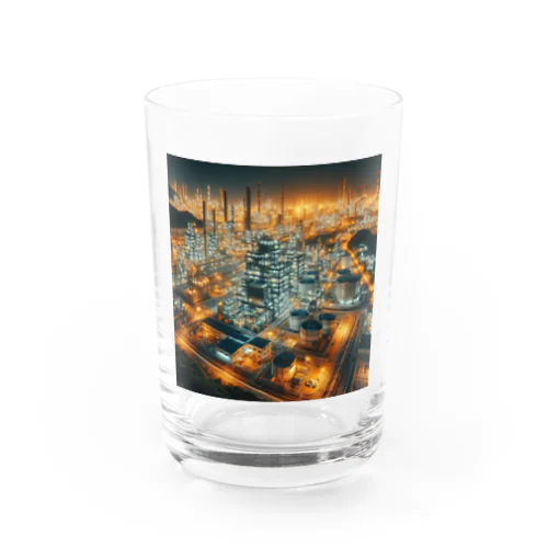 工場夜景の光 Water Glass