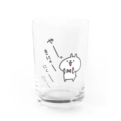 焼肉が食べたいうさぎ Water Glass