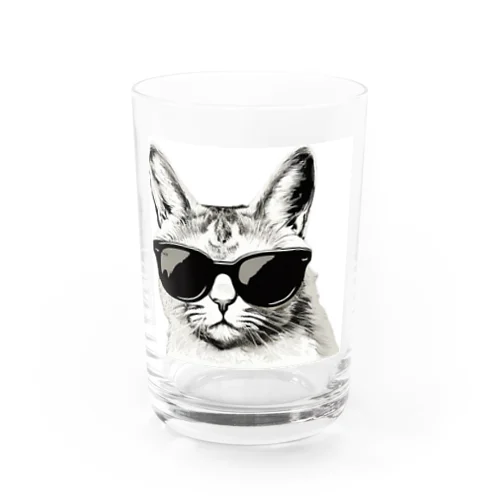 Monochrome Cat Shades グラス