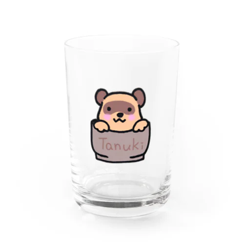 タヌキソバとキツネソバ Water Glass