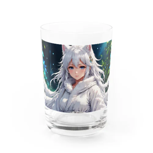 もふもふの巫女 Water Glass