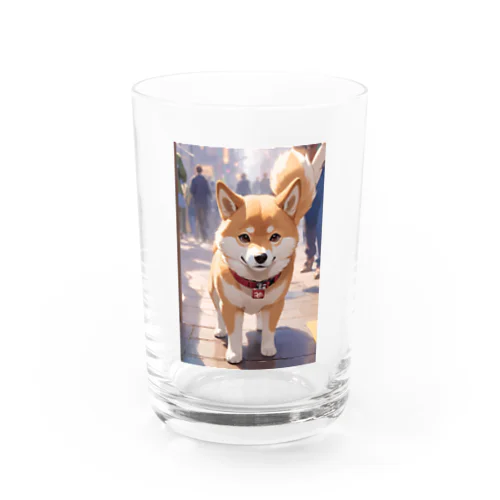 しば犬くん Water Glass