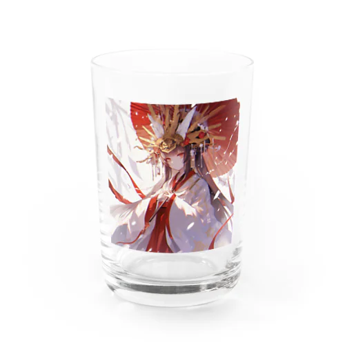 紅蓮の光に宿る、神威の巫女 Marsa 106 Water Glass