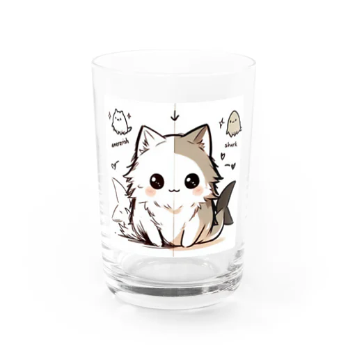 サメ猫くん Water Glass