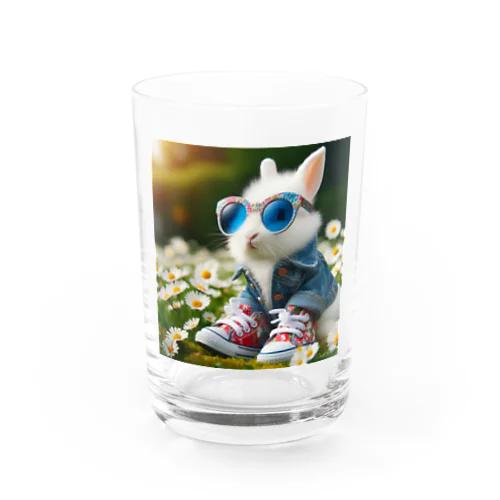 オシャレうさぎ Water Glass