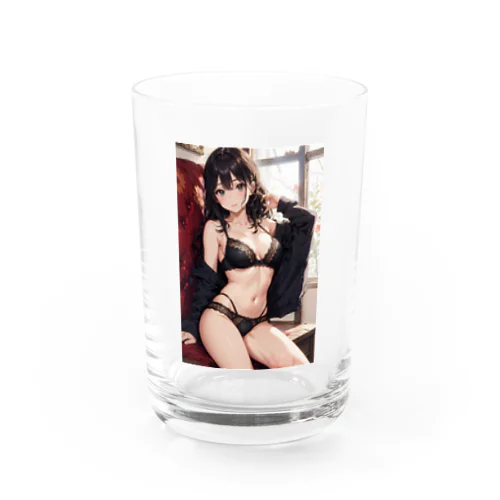 黒髪美女 Water Glass