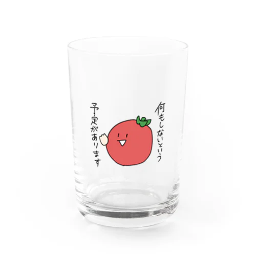 辛辣トマトくん-何もしないという予定があります- Water Glass