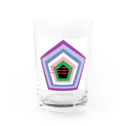 エレガントな五角形 Water Glass