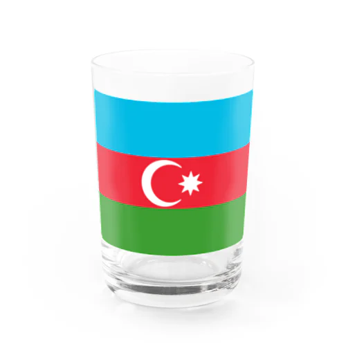 アゼルバイジャンの国旗 グラス