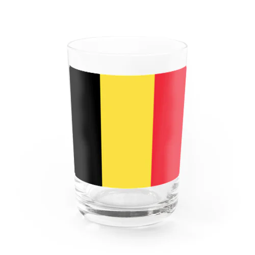 ベルギーの国旗 Water Glass