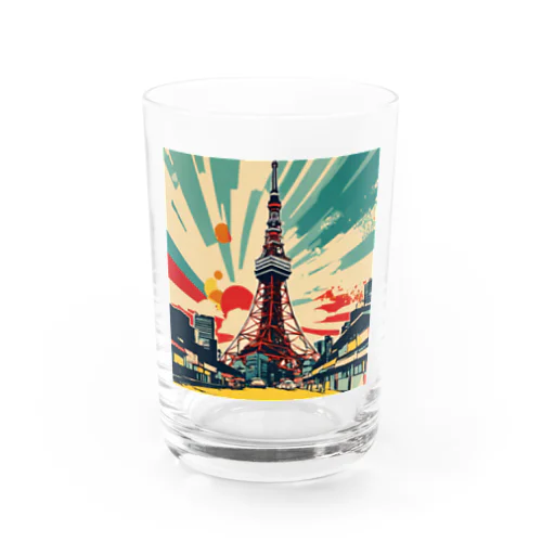 POPARTTOKYOTOWER Water Glass