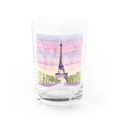 パリの街並み🗼グッズ Water Glass