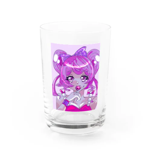 ゆめかわ♡いちごあめ♡ Water Glass