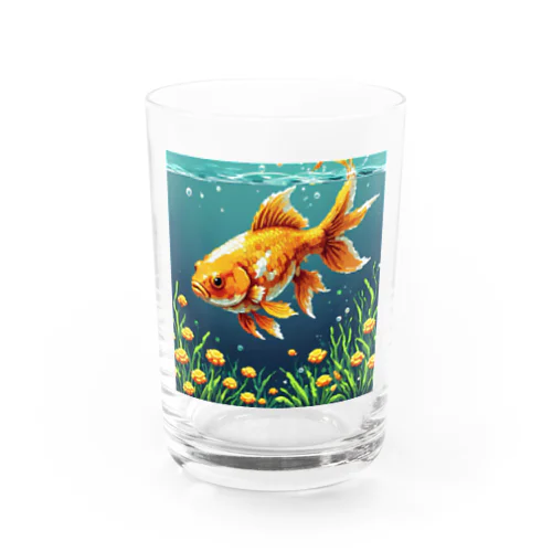 戦闘モード金魚 Water Glass