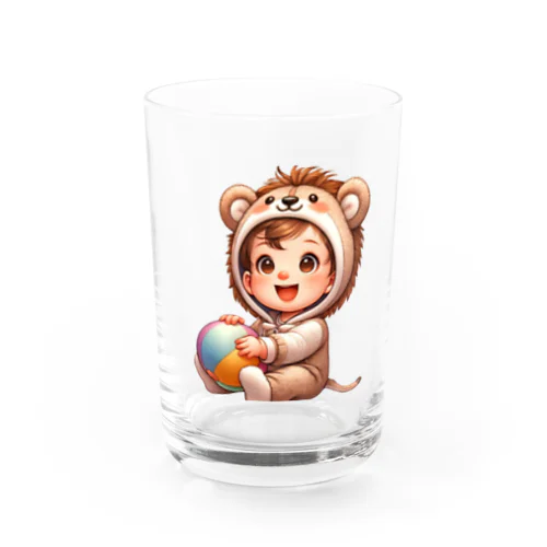 かわいい着ぐるみ赤ちゃん Water Glass