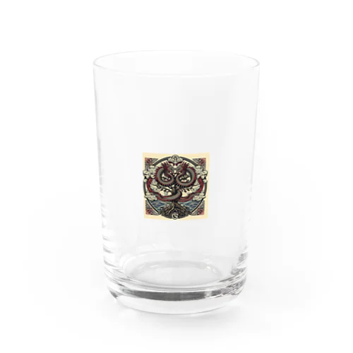 開運双龍 Water Glass