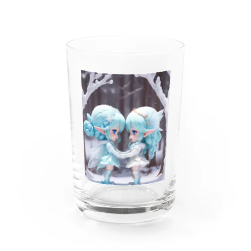 いつも一緒だよ　氷の妖精たち Water Glass