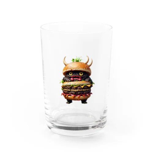 トリプル肉厚ビーフバーガー妖怪　バグドガルド Water Glass