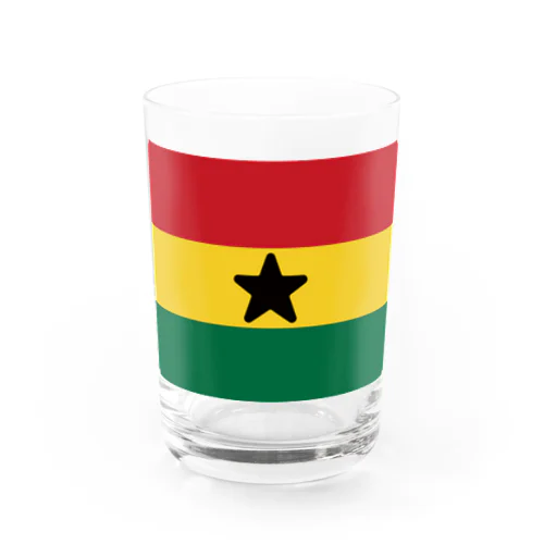 ガーナの国旗 Water Glass