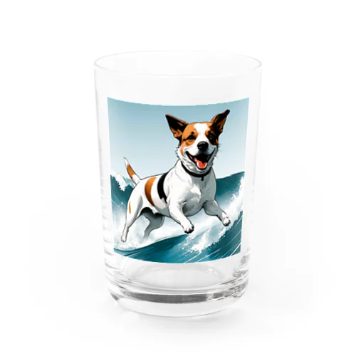 おいら波乗り🐕犬サーファー🏄 Water Glass