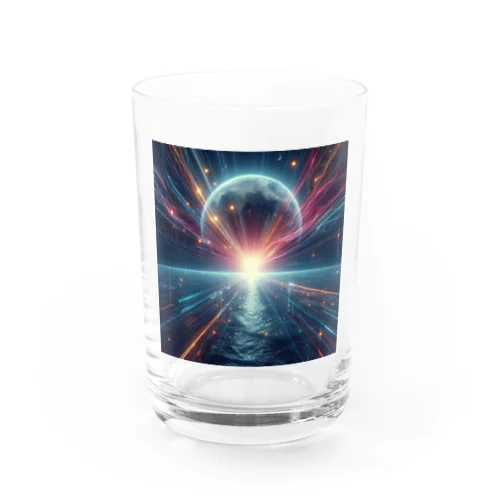 宇宙の美しい未来を切り開く月の輝き✨ Water Glass