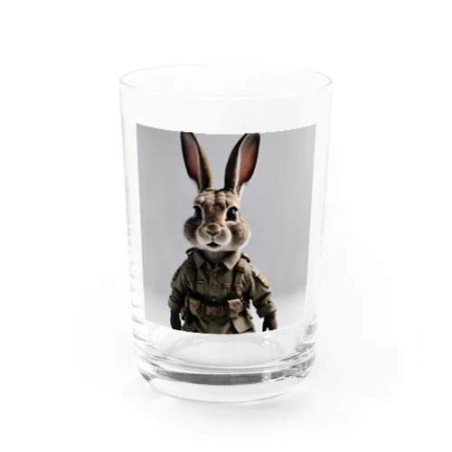 軍人ウサギ#9 Water Glass