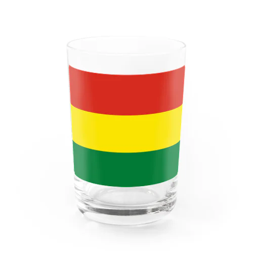 ボリビアの国旗 Water Glass