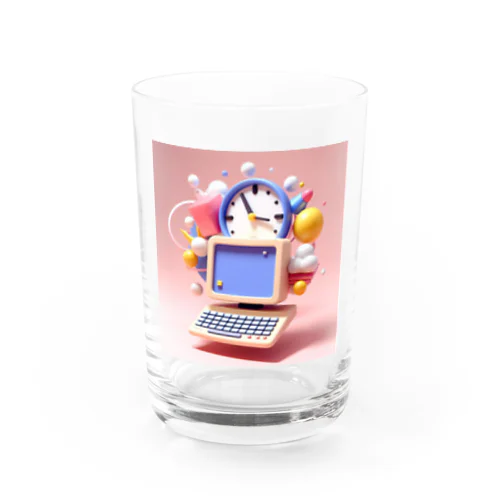 時計ちゃん Water Glass