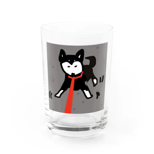 柴犬散歩拒否 Water Glass