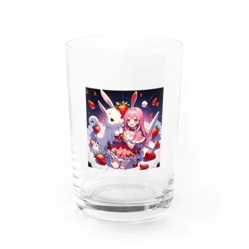 いちごうさぎ04 Water Glass