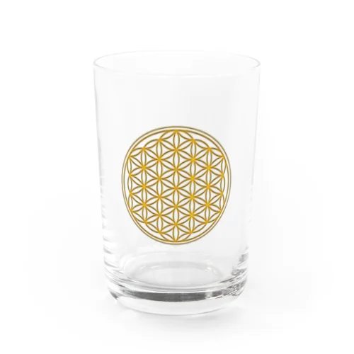 ゴールドフラワーオブライフ Water Glass