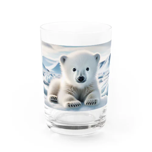 かわいいシロクマのキャラクターグッズです Water Glass