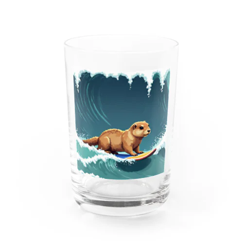 Surfin！プレーリードッグ Water Glass