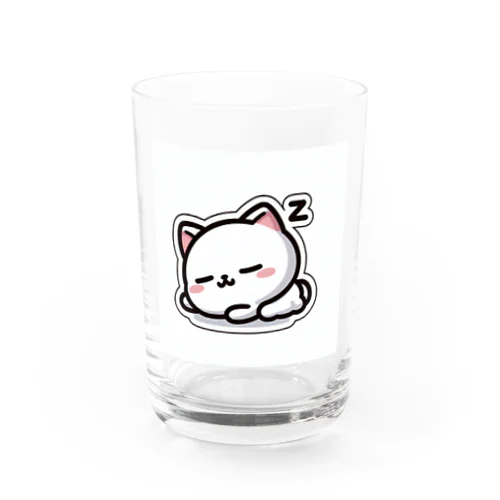 ふわふわの毛並みにうっとり Water Glass