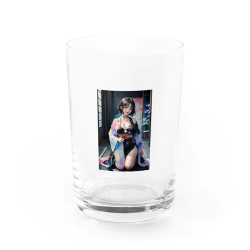 着物女子サヤカ Water Glass