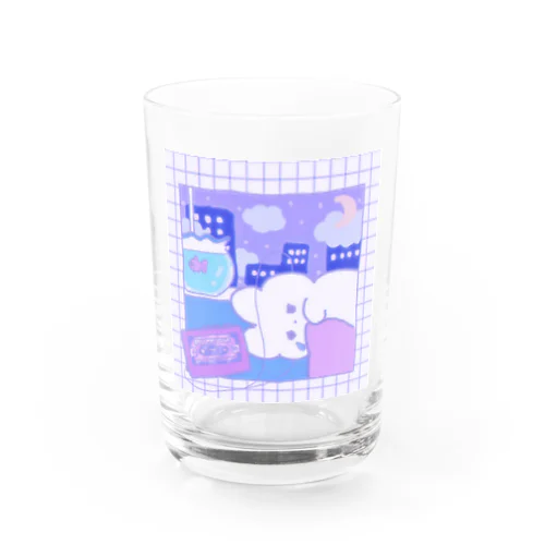 えもい時間を過ごすむにちゃん。 Water Glass