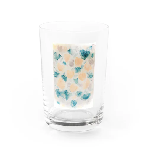 チューリップの絵 Water Glass