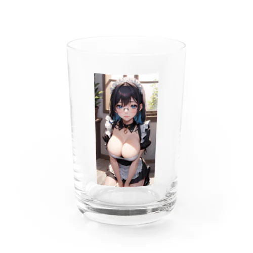 黒髪美少女　美鈴ちゃん　メイド Water Glass