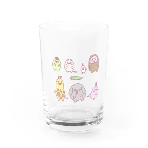 動物集合（´(ｪ)｀） グラス