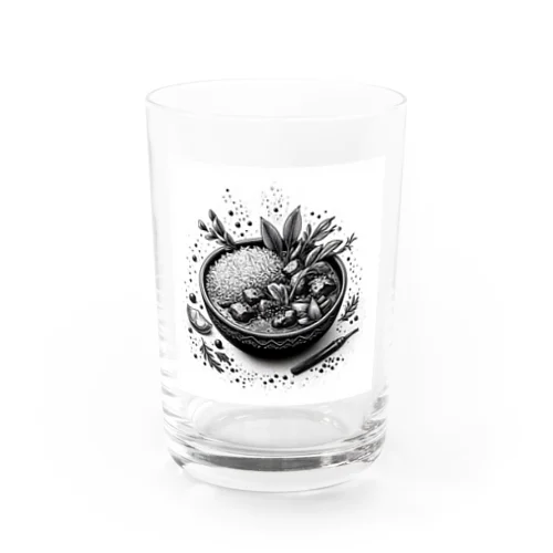 ホットなスパイス、アツアツのカレー Water Glass