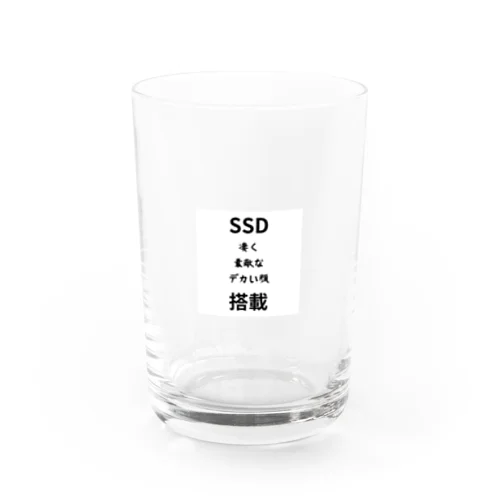 SSD 搭載　ロゴ　シンプル Water Glass