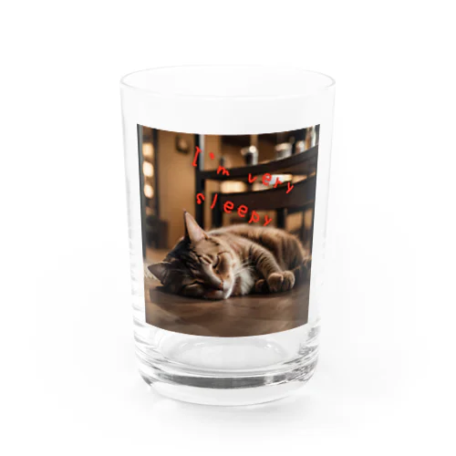 眠たい猫 Water Glass