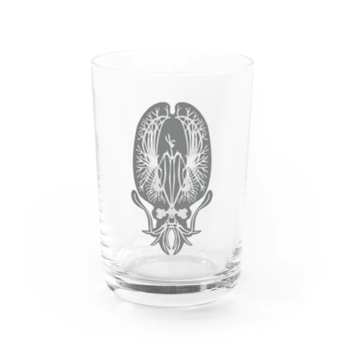 コウイカ神経グッズ_モノクロ Water Glass