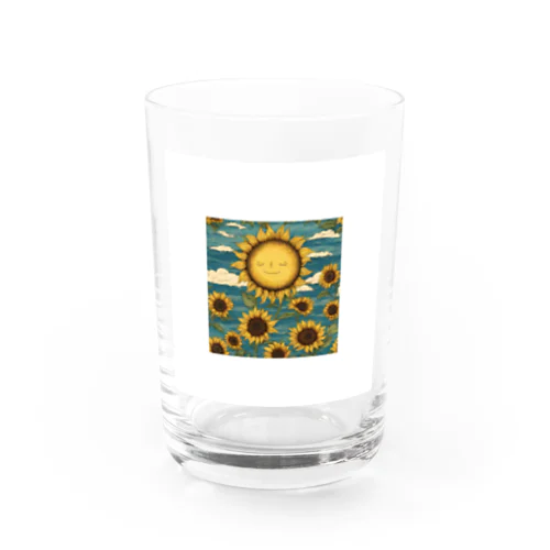 太陽さん Water Glass